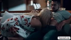 Play Busty TS Step-Mom Gets Barebacked by Stepson in Steamy Encounter