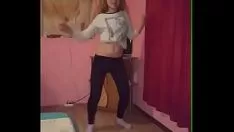 Play Two whores took time off after they fucked each other to dance on their hands
