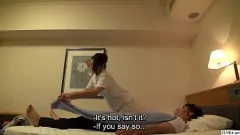Play Horny Japanese Masseuse Eats Out Hairy Pussy in Secret Affair
