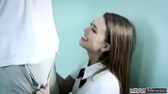 Play Young Student Gets a Naughty Lesson from Her Gym Teacher