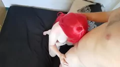 Redare Muie POV cu adolescent roșcat subțire