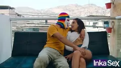 تشغيل إلهة الجنس اللاتينية المقنعة بقلم Inkasex: فرحة فاتنة صغيرة